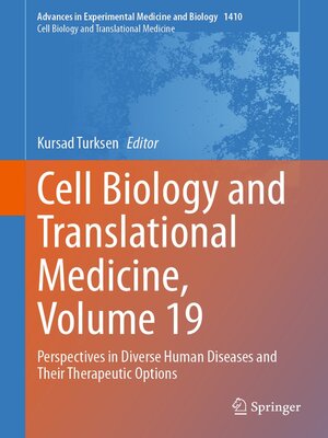 cover image of Cell Biology and Translational Medicine, Volume 19